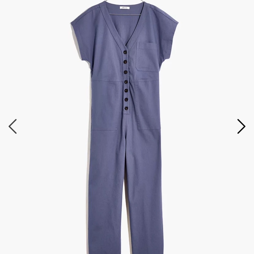 Madewell Petite Cap-Sleeve Jumpsuit